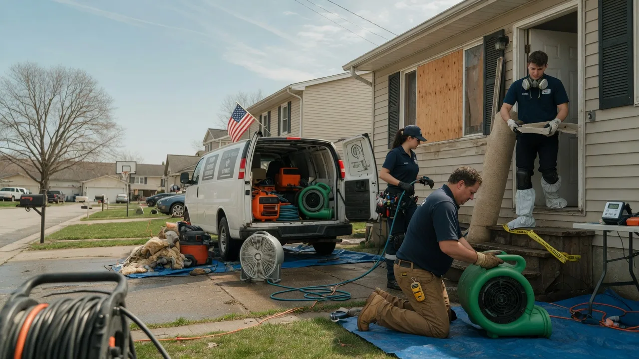 Water Damage Restoration in Okmulgee, OK near me